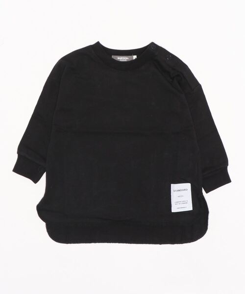 BABYDOLL（ベビードール）の「WEB チュニック ロンT 6015K（Tシャツ/カットソー・キッズ・チェリーピンク/ブラック/オフホワイト/パープル/ブラウン/ベージュ・110cm/140cm/80ｃｍ/130cm/90cm/150cm/120cm/100cm）」の3枚目の写真