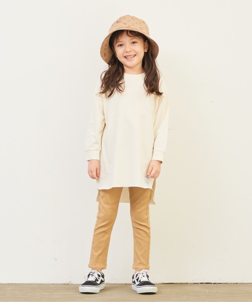 BABYDOLL（ベビードール）の「WEB チュニック ロンT 6015K（Tシャツ/カットソー・キッズ・チェリーピンク/ブラック/オフホワイト/パープル/ブラウン/ベージュ・110cm/140cm/80ｃｍ/130cm/90cm/150cm/120cm/100cm）」の18枚目の写真