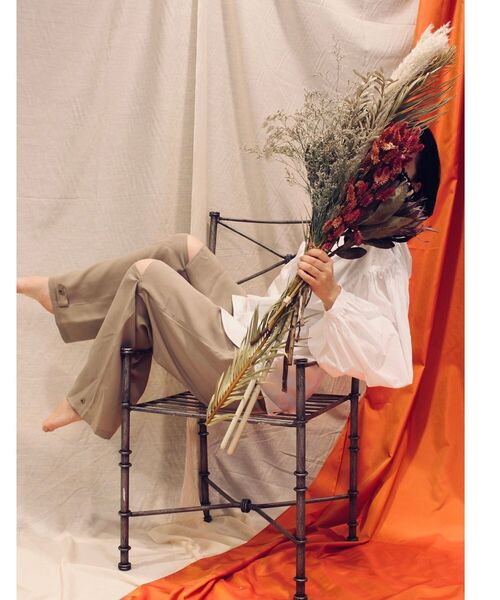 Toironier（トワロニエ）の「Toironier(トワロニエ )  リラックスパンツ RELAX TWILL PANTS（その他パンツ・レディース・ベージュ/オリーブ・1/2）」の12枚目の写真