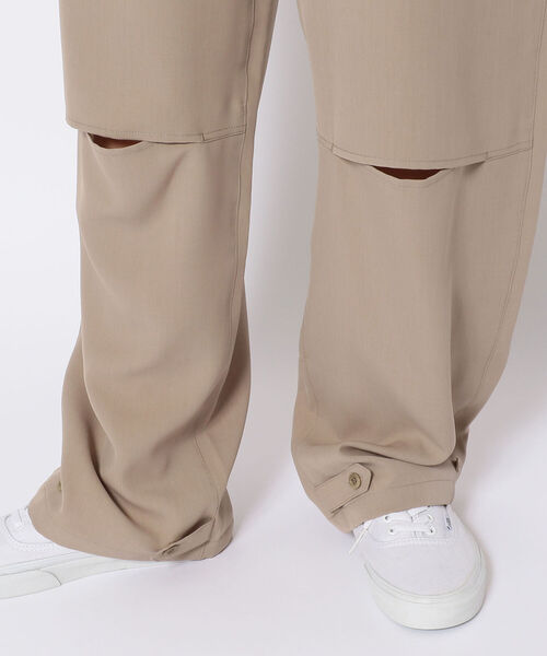 Toironier（トワロニエ）の「Toironier(トワロニエ )  リラックスパンツ RELAX TWILL PANTS（その他パンツ・レディース・ベージュ/オリーブ・1/2）」の17枚目の写真