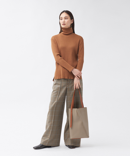 qualite(カリテ)の「チェックハイウエストストレートワイドパンツ(その他パンツ・レディース・その他・40/38/36)」の14枚目の写真