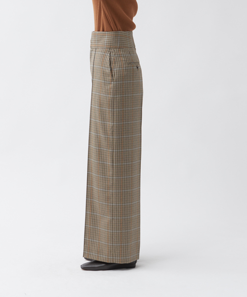 qualite(カリテ)の「チェックハイウエストストレートワイドパンツ(その他パンツ・レディース・その他・40/38/36)」の15枚目の写真