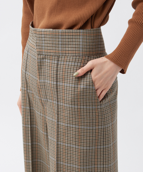 qualite(カリテ)の「チェックハイウエストストレートワイドパンツ(その他パンツ・レディース・その他・40/38/36)」の3枚目の写真