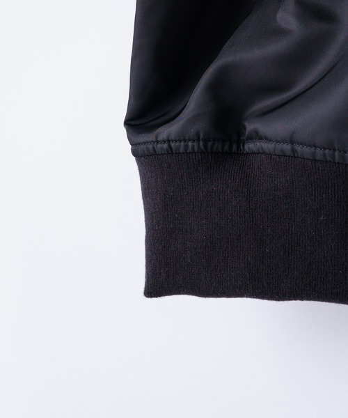 WHIMSIC（ウィムジック）の「【WHIMSIC】MA-1リバーシブルフライトジャケット（MA-1・レディース・ブラック/オリーブ・FREE）」の6枚目の写真