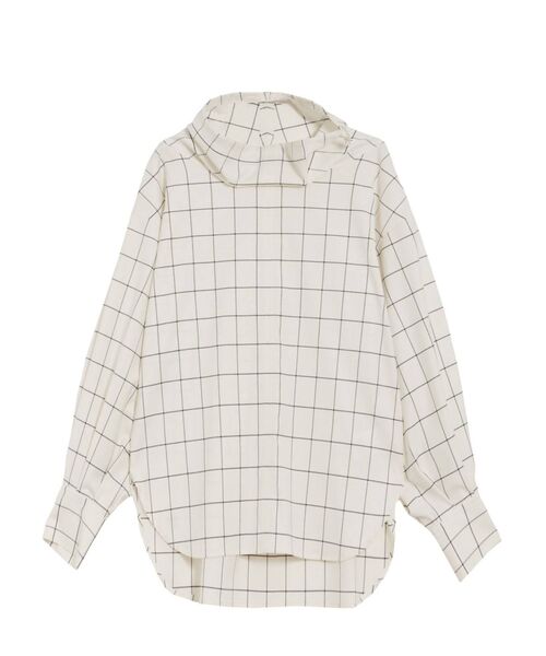 ELENDEEK（エレンディーク）の「ドロストリングカラーブラウス（シャツ/ブラウス・レディース・オフホワイト/ブラック/ラベンダー/その他1・FREE）」の20枚目の写真