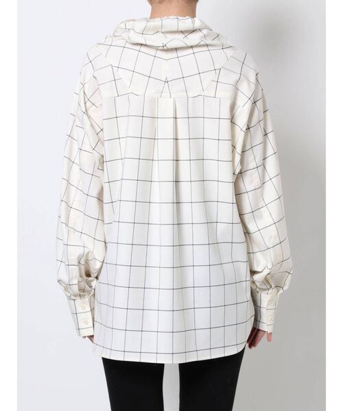 ELENDEEK（エレンディーク）の「ドロストリングカラーブラウス（シャツ/ブラウス・レディース・オフホワイト/ブラック/ラベンダー/その他1・FREE）」の11枚目の写真