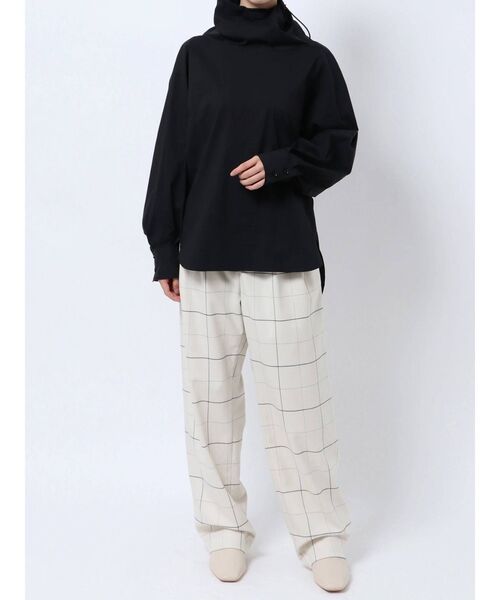 ELENDEEK（エレンディーク）の「ドロストリングカラーブラウス（シャツ/ブラウス・レディース・オフホワイト/ブラック/ラベンダー/その他1・FREE）」の21枚目の写真