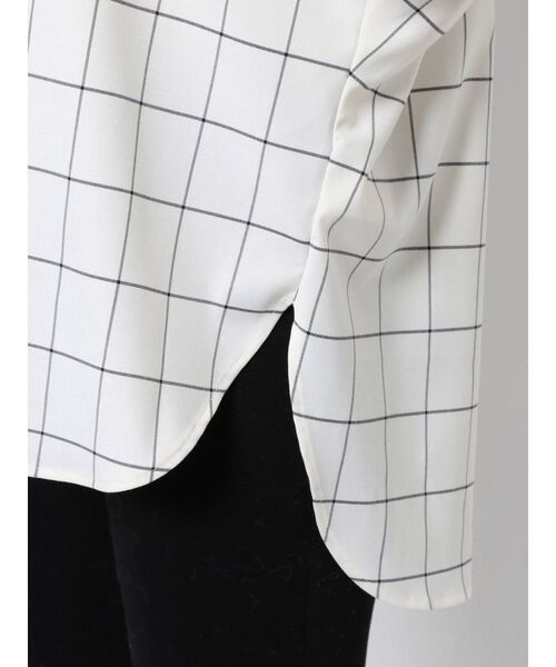 ELENDEEK（エレンディーク）の「ドロストリングカラーブラウス（シャツ/ブラウス・レディース・オフホワイト/ブラック/ラベンダー/その他1・FREE）」の22枚目の写真