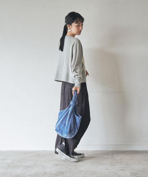 coen(コーエン)の「ループ裏毛カレッジロゴスウェット(スウェット・レディース・ネイビー/グレー/モカ・L/M)」の13枚目の写真