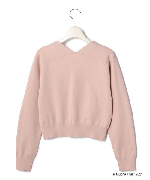 LAISSE PASSE(レッセパッセ)の「【Mucha/Rose】刺繍カーディガン(カーディガン/ボレロ・レディース・モカ/ピンク・MEDIUM)」の10枚目の写真