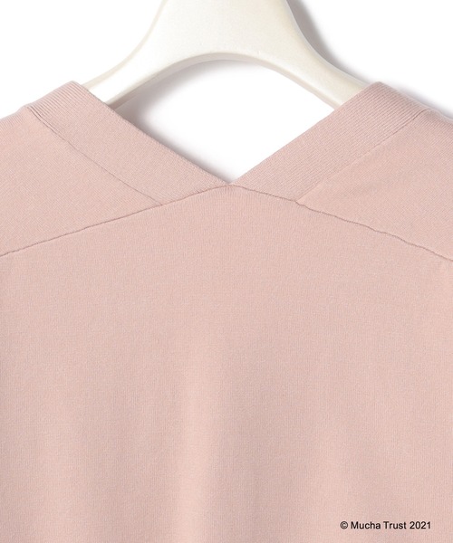 LAISSE PASSE(レッセパッセ)の「【Mucha/Rose】刺繍カーディガン(カーディガン/ボレロ・レディース・モカ/ピンク・MEDIUM)」の12枚目の写真