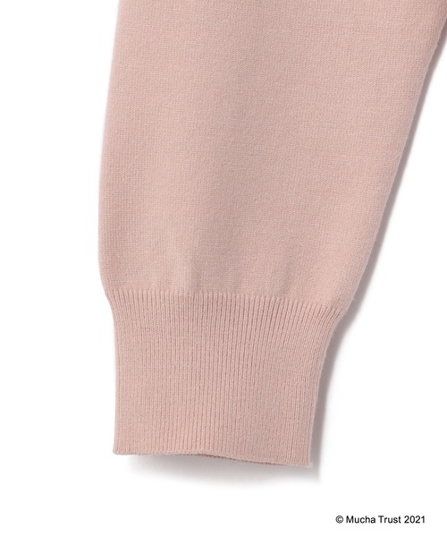 LAISSE PASSE(レッセパッセ)の「【Mucha/Rose】刺繍カーディガン(カーディガン/ボレロ・レディース・モカ/ピンク・MEDIUM)」の3枚目の写真
