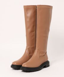 トラックソールロングブーツ