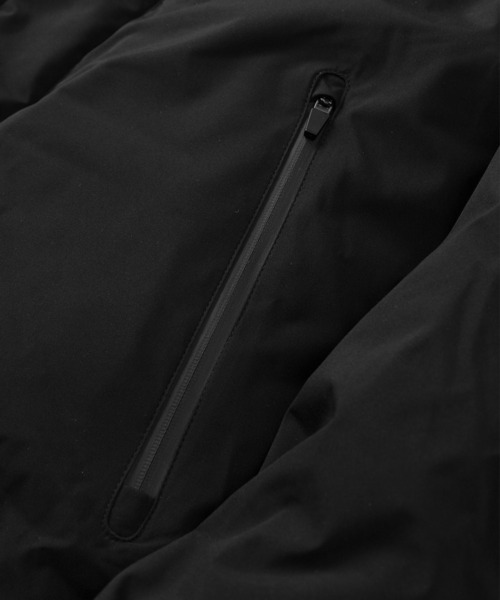 make a ray!（メイク ア レイ！）の「ALL WEATHER-TEX ボリュームネック ダウンパーカー/ダウンジャケット/高機能生地/耐水圧10000㎜（ダウンジャケット/コート・メンズ・ブラック/ベージュ/カーキ・M/L/XL）」の6枚目の写真