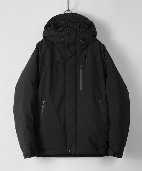 make a ray!（メイク ア レイ！）の「ALL WEATHER-TEX ボリュームネック ダウンパーカー/ダウンジャケット/高機能生地/耐水圧10000㎜（ダウンジャケット/コート・メンズ・ブラック/ベージュ/カーキ・M/L/XL）」の11枚目の写真