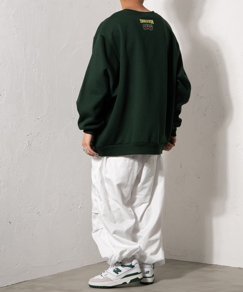 kutir（クティール）の「ロックキャット裏起毛スウェット（スウェット・メンズ・チャコールグレー/パープル/グリーン/イエロー・MEDIUM/LARGE）」の21枚目の写真