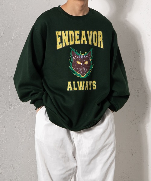 kutir（クティール）の「ロックキャット裏起毛スウェット（スウェット・メンズ・チャコールグレー/パープル/グリーン/イエロー・MEDIUM/LARGE）」の17枚目の写真