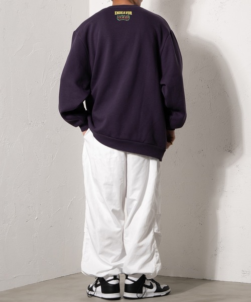 kutir（クティール）の「ロックキャット裏起毛スウェット（スウェット・メンズ・チャコールグレー/パープル/グリーン/イエロー・MEDIUM/LARGE）」の11枚目の写真