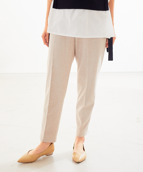 abahouse mavie（アバハウスマヴィ）の「ジャージーパンツ（その他パンツ・レディース・ブラック/エンジ/アイボリー・36/38）」の2枚目の写真