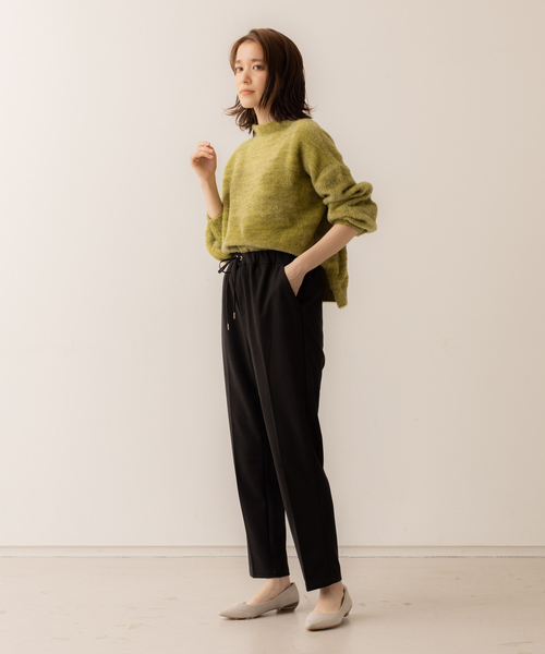 abahouse mavie（アバハウスマヴィ）の「ジャージーパンツ（その他パンツ・レディース・ブラック/エンジ/アイボリー・36/38）」の13枚目の写真