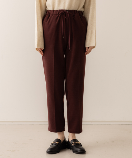 abahouse mavie（アバハウスマヴィ）の「ジャージーパンツ（その他パンツ・レディース・ブラック/エンジ/アイボリー・36/38）」の12枚目の写真