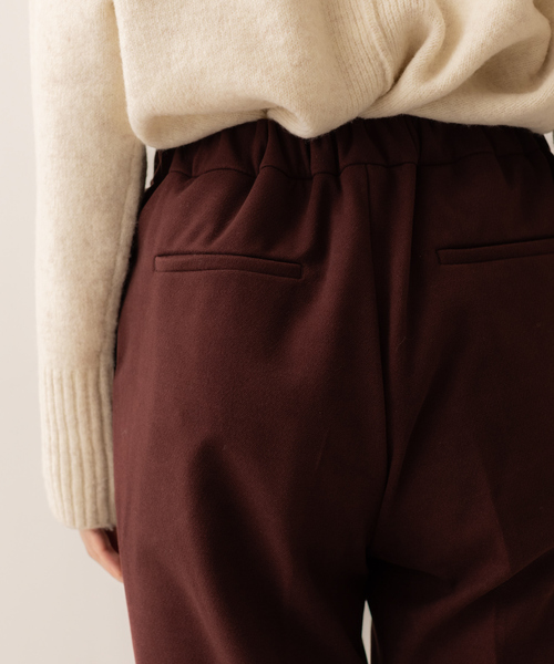 abahouse mavie（アバハウスマヴィ）の「ジャージーパンツ（その他パンツ・レディース・ブラック/エンジ/アイボリー・36/38）」の8枚目の写真