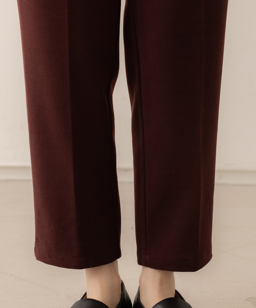 abahouse mavie（アバハウスマヴィ）の「ジャージーパンツ（その他パンツ・レディース・ブラック/エンジ/アイボリー・36/38）」の6枚目の写真