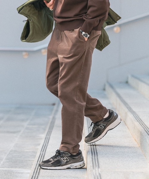ITEMS URBANRESEARCH(アイテムズ アーバンリサーチ)の「コーデュロイ シェフパンツ(その他パンツ・メンズ・ピンク/ライトベージュ/ブラック/ブラウン・MEDIUM/LARGE)」の3枚目の写真