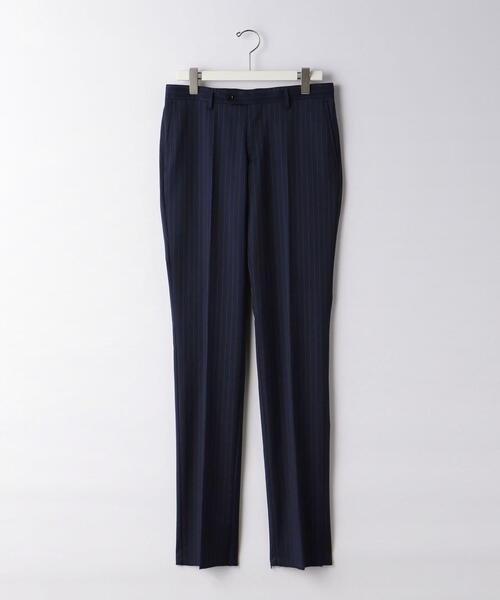 green label relaxing（グリーンレーベルリラクシング）の「＜CANONICO（カノニコ）＞ピンストライプ ノープリーツ スーツパンツ（スーツパンツ・メンズ・ネイビー/グレー・72cm/76ｃｍ/80ｃｍ/88ｃｍ/92cm/84ｃｍ）」の8枚目の写真