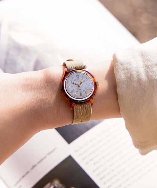 TIMEX（タイメックス）の「TIMEX Original Camper 29mm/オリジナル・キャンパー 29mm 腕時計 TW2T96100 メンズ レディース（アナログ腕時計・レディース・ベージュ・FREE）」の12枚目の写真