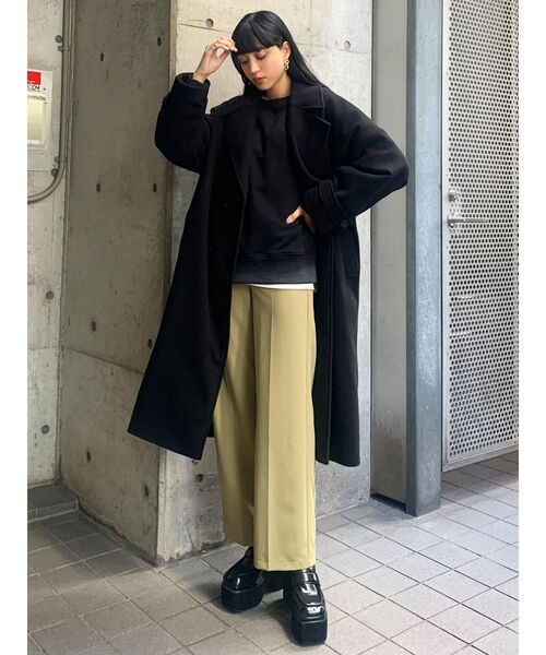 EMODA（エモダ）の「レイヤーダメージルーズプルオーバー（Tシャツ/カットソー・レディース・グレー/ブラック/ベージュ・FREE）」の5枚目の写真