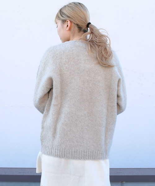 STEPS(ステップス)の「LAURENCE J.SMITH/ローレンス ジェイ スミス クルーセーター CREW SWEATER(ニット/セーター・レディース・パープル/イエロー/ナチュラル・34)」の8枚目の写真