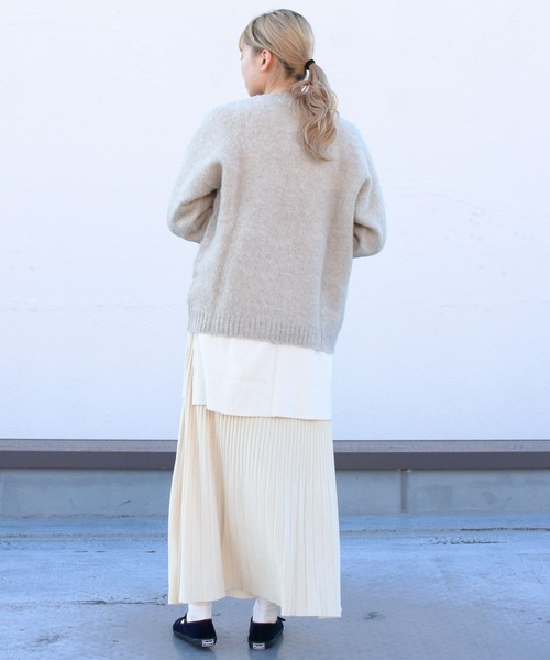 STEPS(ステップス)の「LAURENCE J.SMITH/ローレンス ジェイ スミス クルーセーター CREW SWEATER(ニット/セーター・レディース・パープル/イエロー/ナチュラル・34)」の11枚目の写真