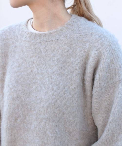 STEPS(ステップス)の「LAURENCE J.SMITH/ローレンス ジェイ スミス クルーセーター CREW SWEATER(ニット/セーター・レディース・パープル/イエロー/ナチュラル・34)」の13枚目の写真