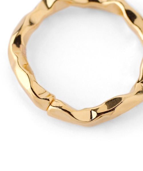 ANEMONE（アネモネ）の「シグネット&メタルリング[2本セット]（リング・レディース・クリア/グリーン/ブラウン・FREE）」の7枚目の写真