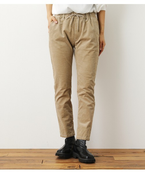 RODEO CROWNS WIDE BOWL（ロデオクラウンズワイドボウル）の「コーデュロイテーパードスキニーパンツ（その他パンツ・レディース・ブラック/ブラウン/ベージュ・MEDIUM/SMALL）」の3枚目の写真