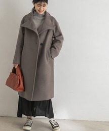 URBAN RESEARCH | ライトメルトン衿ボリュームコート(その他アウター)