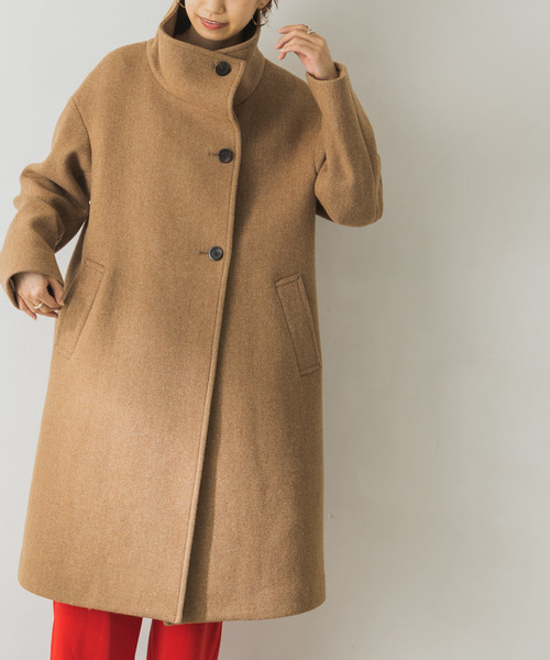 URBAN RESEARCH(アーバンリサーチ)の「ライトメルトン衿ボリュームコート(その他アウター・レディース・チャコールグレー/モカ/ベージュ系その他・38/36)」の19枚目の写真