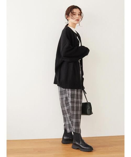 Green Parks(グリーンパークス)の「チェック柄起毛エッグパンツ*(その他パンツ・レディース・その他9・FREE)」の8枚目の写真