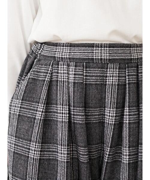 Green Parks(グリーンパークス)の「チェック柄起毛エッグパンツ*(その他パンツ・レディース・その他9・FREE)」の7枚目の写真