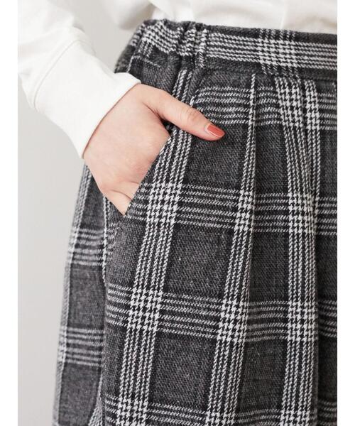 Green Parks(グリーンパークス)の「チェック柄起毛エッグパンツ*(その他パンツ・レディース・その他9・FREE)」の5枚目の写真