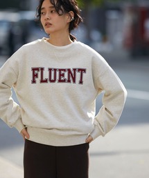 AMERICAN HOLIC | ガゼット付きロゴ裏毛プルオーバー(スウェット)