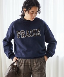 AMERICAN HOLIC | ガゼット付きロゴ裏毛プルオーバー(スウェット)