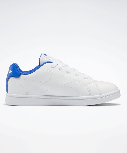 Reebok（リーボック）の「ロイヤル コンプリート クリーン / RBK ROYAL COMPLETE CLN 2.0 （スニーカー・キッズ・グレー/ホワイト×ブルー・22.5cm/23.5cm/24.5cm/23.0cm/24.0cm/25.0cm/22.0cm/17.0cm/18.0cm/19.0cm/20.0cm/21.0cm/19.5cm/21.5cm/18.5cm/20.5cm/17.5cm）」の8枚目の写真