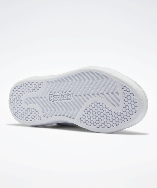 Reebok（リーボック）の「ロイヤル コンプリート クリーン / RBK ROYAL COMPLETE CLN 2.0 （スニーカー・キッズ・グレー/ホワイト×ブルー・22.5cm/23.5cm/24.5cm/23.0cm/24.0cm/25.0cm/22.0cm/17.0cm/18.0cm/19.0cm/20.0cm/21.0cm/19.5cm/21.5cm/18.5cm/20.5cm/17.5cm）」の9枚目の写真