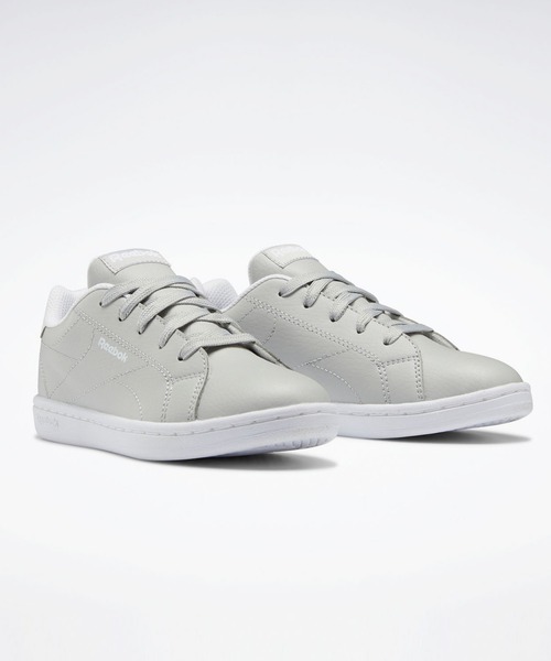 Reebok（リーボック）の「ロイヤル コンプリート クリーン / RBK ROYAL COMPLETE CLN 2.0 （スニーカー・キッズ・グレー/ホワイト×ブルー・22.5cm/23.5cm/24.5cm/23.0cm/24.0cm/25.0cm/22.0cm/17.0cm/18.0cm/19.0cm/20.0cm/21.0cm/19.5cm/21.5cm/18.5cm/20.5cm/17.5cm）」の6枚目の写真