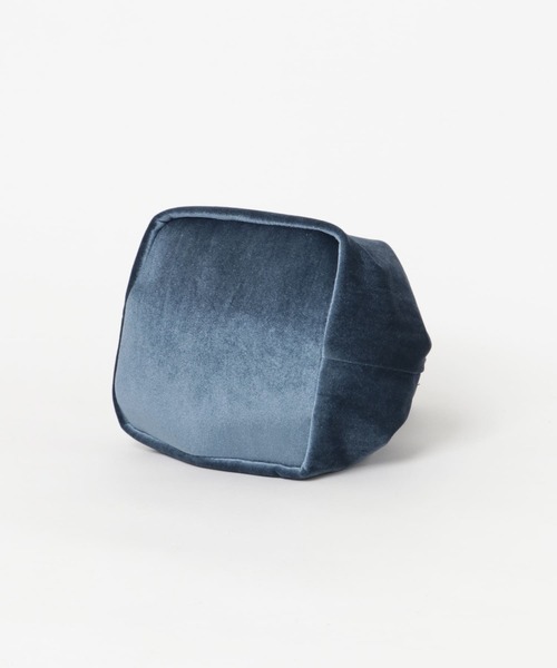 URBAN RESEARCH Sonny Label（アーバンリサーチサニーレーベル）の「ベロア巾着バッグ（ショルダーバッグ・レディース・ベージュ/ブルー・ONE）」の3枚目の写真