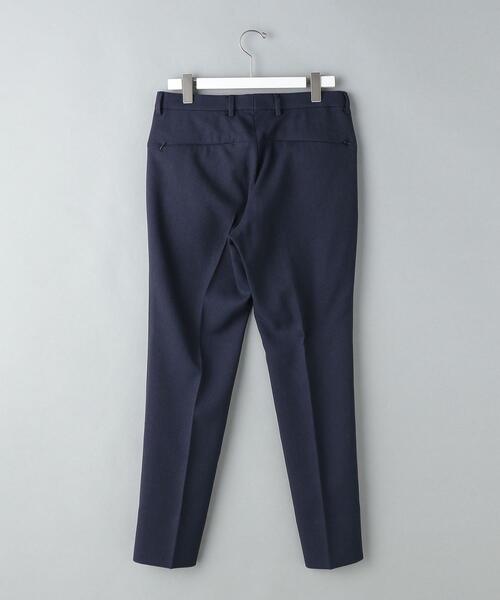 WORK TRIP OUTFITS GREEN LABEL RELAXING(ワークトリップアウトフィッツグリーンレーベル リラクシング)の「WTO A+ ヘリンボーン MULTI NP スラックス -ウォッシャブル・防シワ- **(スラックス・メンズ・ダークブラウン/ネイビー・XS/72/S/76/M/80/XL/88/L/84)」の9枚目の写真