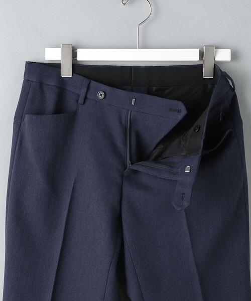 WORK TRIP OUTFITS GREEN LABEL RELAXING(ワークトリップアウトフィッツグリーンレーベル リラクシング)の「WTO A+ ヘリンボーン MULTI NP スラックス -ウォッシャブル・防シワ- **(スラックス・メンズ・ダークブラウン/ネイビー・XS/72/S/76/M/80/XL/88/L/84)」の10枚目の写真
