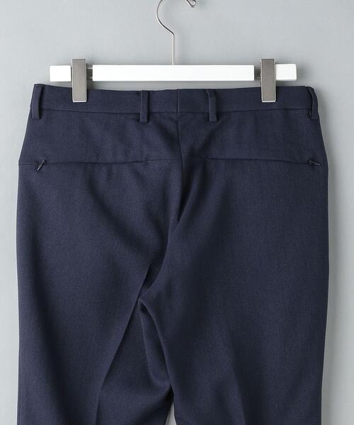 WORK TRIP OUTFITS GREEN LABEL RELAXING(ワークトリップアウトフィッツグリーンレーベル リラクシング)の「WTO A+ ヘリンボーン MULTI NP スラックス -ウォッシャブル・防シワ- **(スラックス・メンズ・ダークブラウン/ネイビー・XS/72/S/76/M/80/XL/88/L/84)」の11枚目の写真